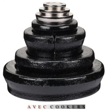 Eight Piece Traditional Cast Iron Stacking Imperial Weights Set