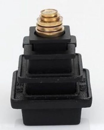 10 Piece Traditional Victor Cast Iron Stacking Metric Brass Weights-0