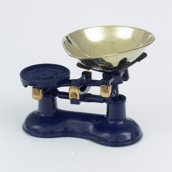 Traditional Victor Balance Scales Blue Chrome-0