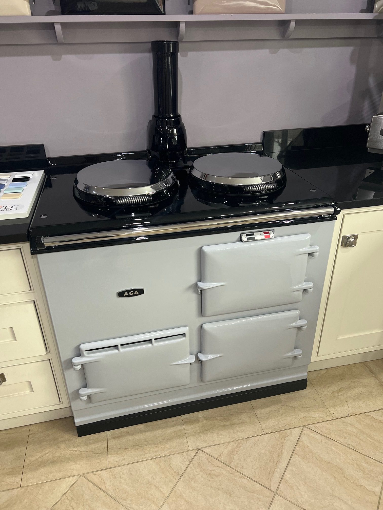 Preloved 2 Oven Aga Gas Conventional Flue Aga Range Cooker Excellent