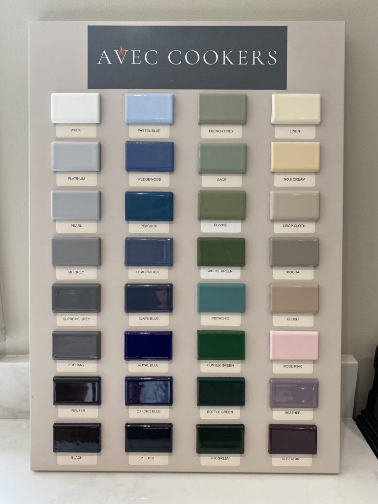 Avec Cookers Colour Board