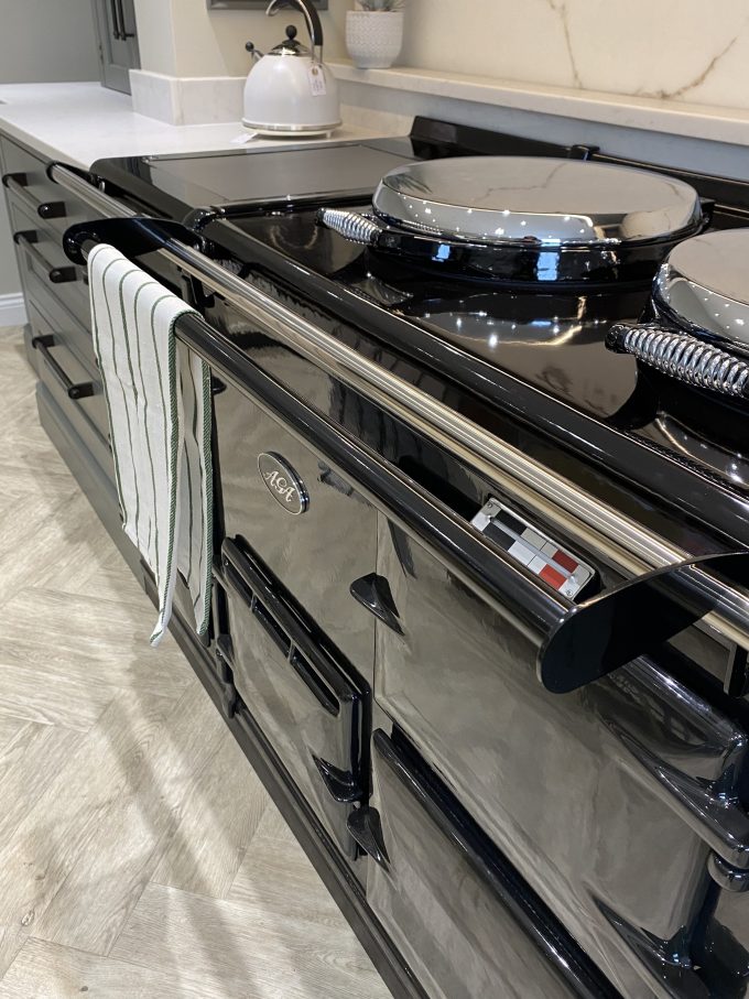 Large Hanging Towel Rail For Aga Range Cooker - Avec Cookers
